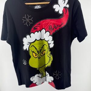 The Grinch Black T-Shirt Adult Small New